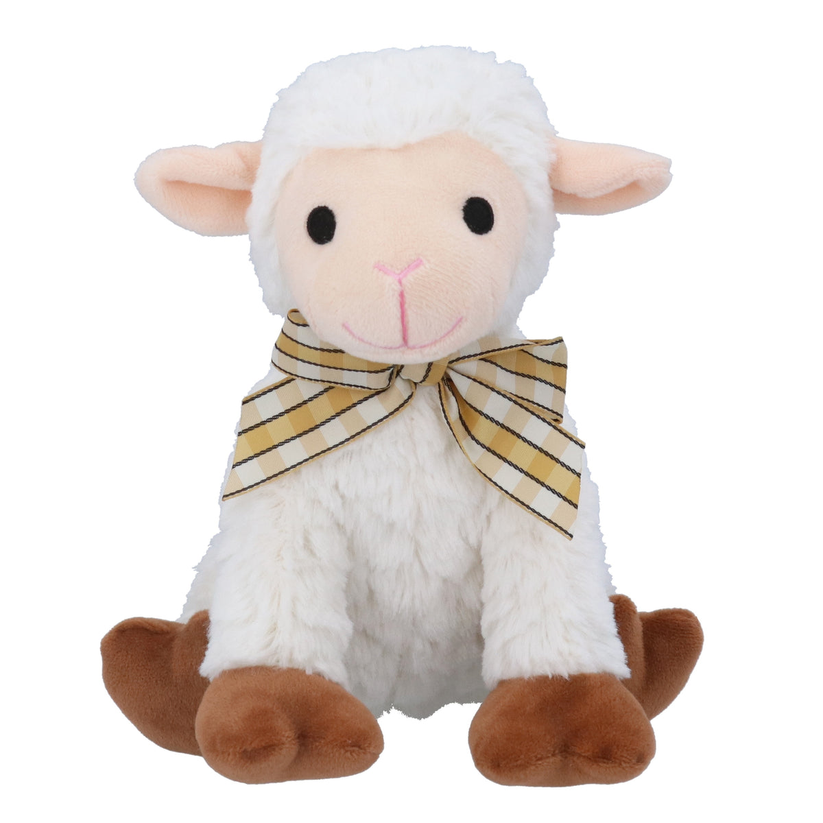 Easter Shelf Sitter: Fabric Sitting Lamb - Gisela Graham