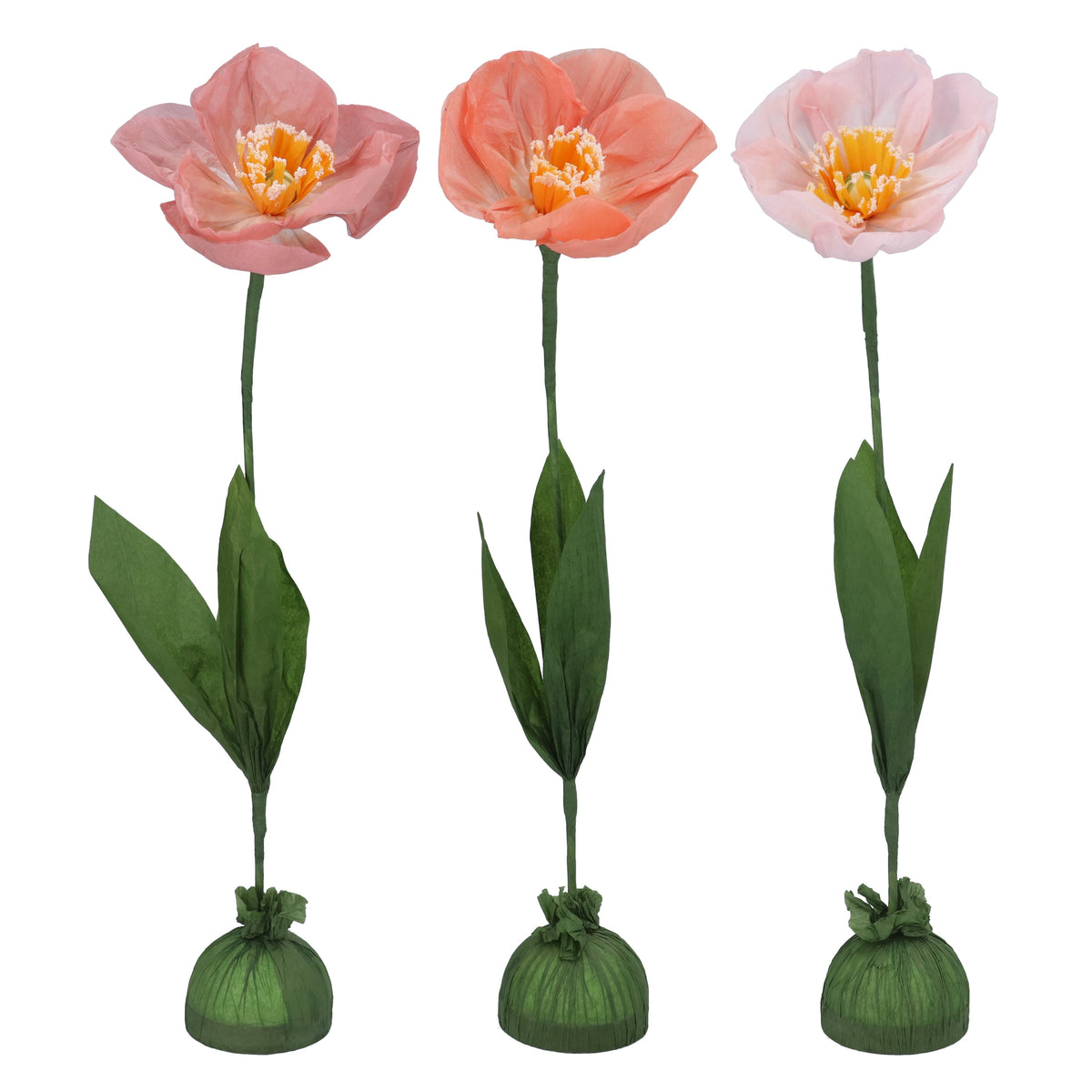 Faux Flower: Paper Weighted Down Stem - Various - Gisela Graham
