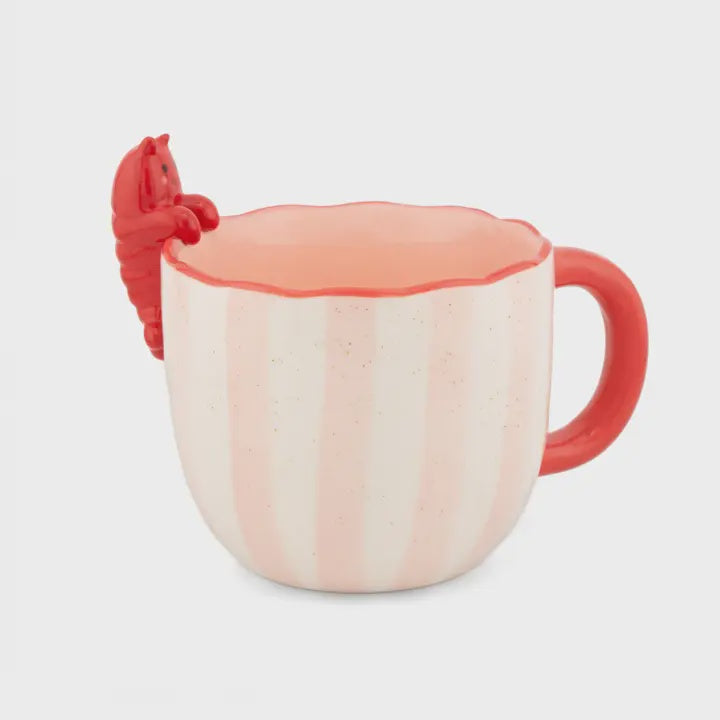 Mug: Ceramic Peeking Lobster - Sass & Belle