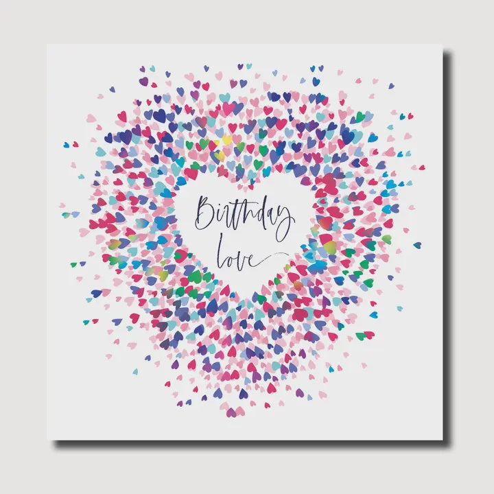 Birthday Card: Birthday Love Confetti - Marina B
