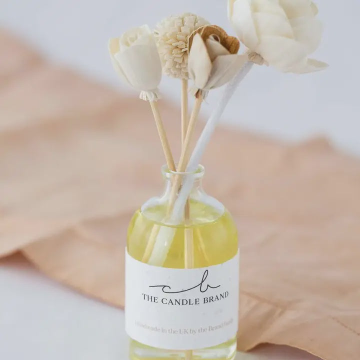 Flower Diffuser: Cherry and Fig 110ml Seed Label - The Candle Brand