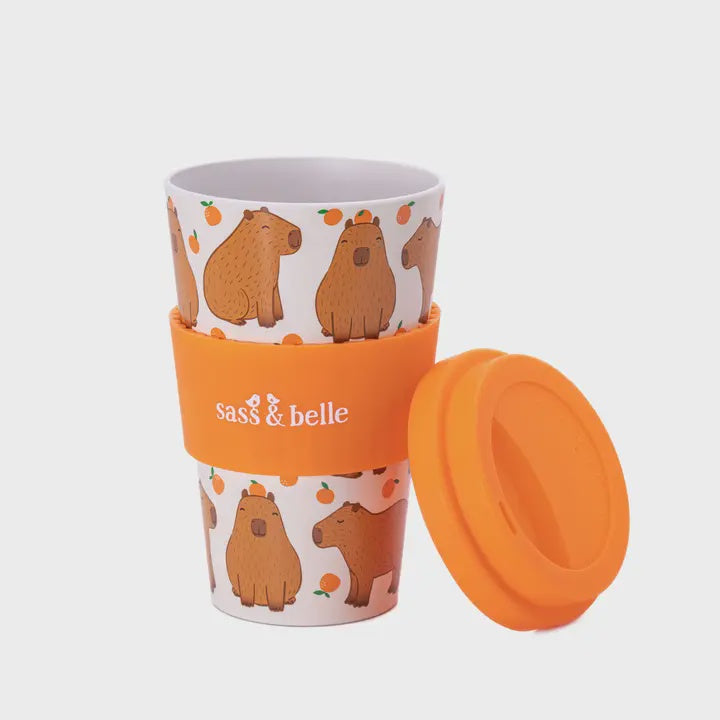 Travel Mug: Travel Coffee Mug Capybara - Sass & Belle