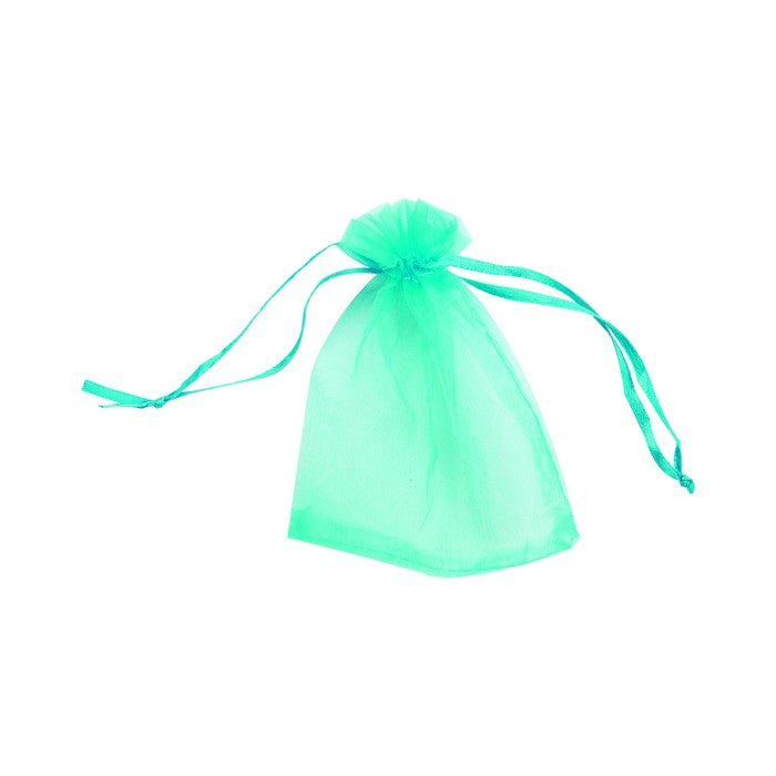 Turquoise Blue Organza Gift Bag