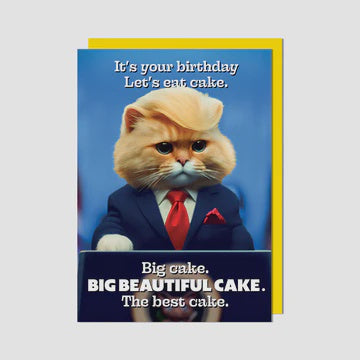 Birthday Card: Cat Lets Eat Cake - Pigment