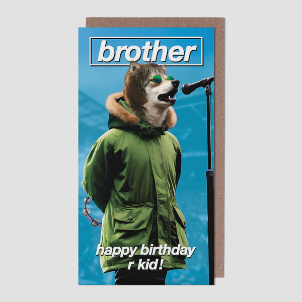 Birthday Card: Brother Happy Birthday R Kid - Pigment