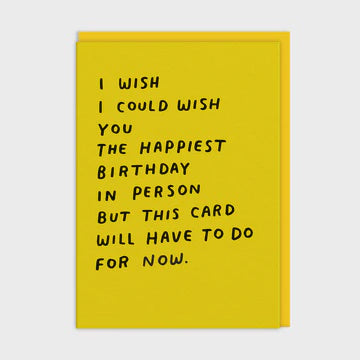 Birthday Card: Neon Happiest Ashkahn - Ohh Deer