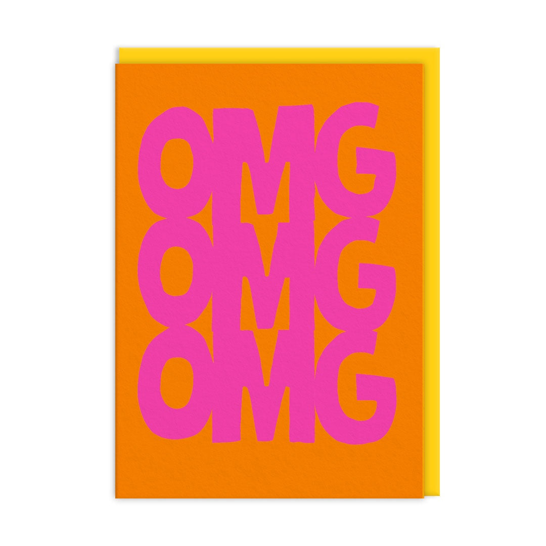 Birthday Card: OMG OMG OMG Greeting  - Ohh Deer
