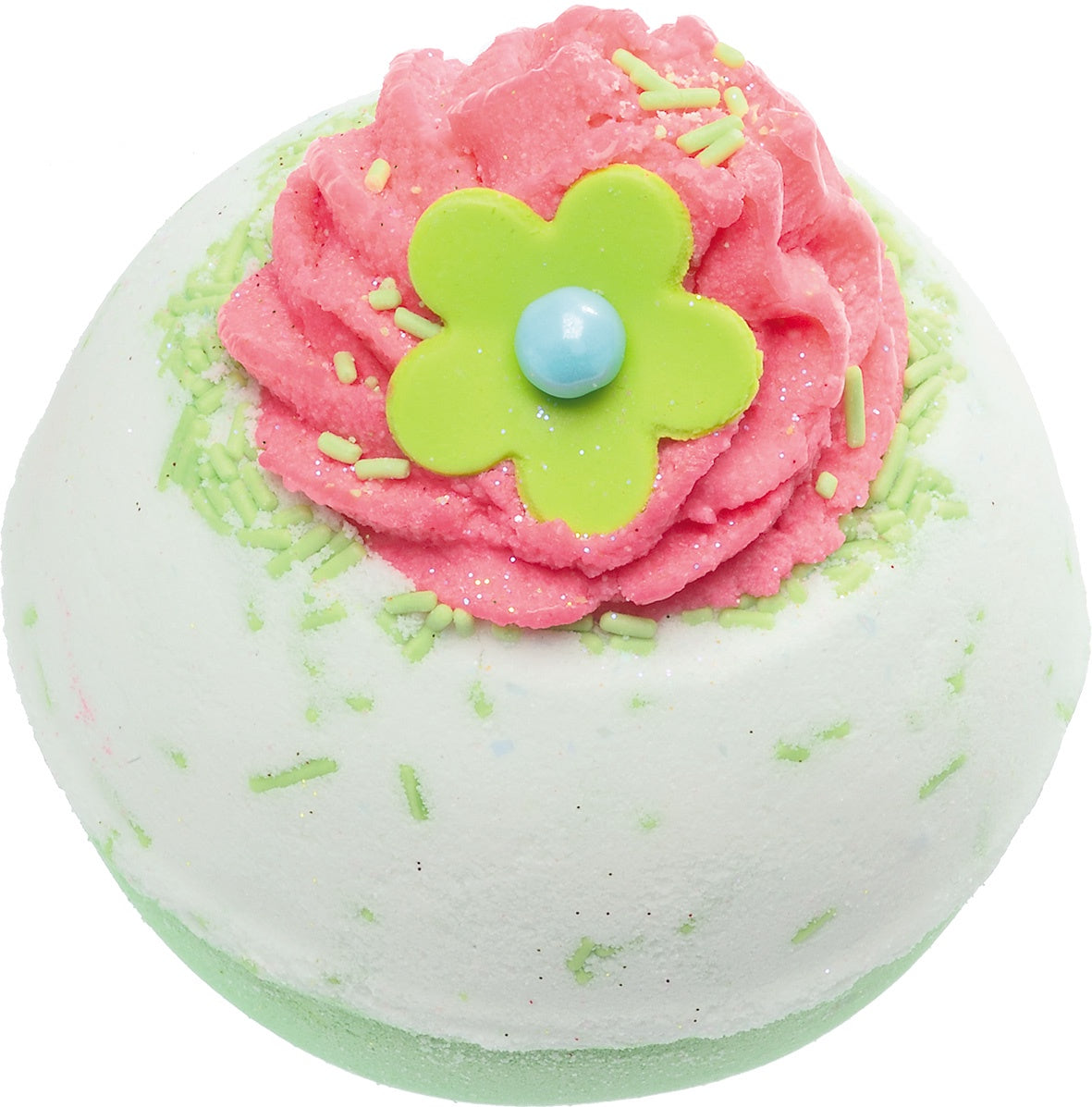 Bath Bomb Blaster: Apple & Raspberry Swirl  - GREEN - Bomb Cosmetics