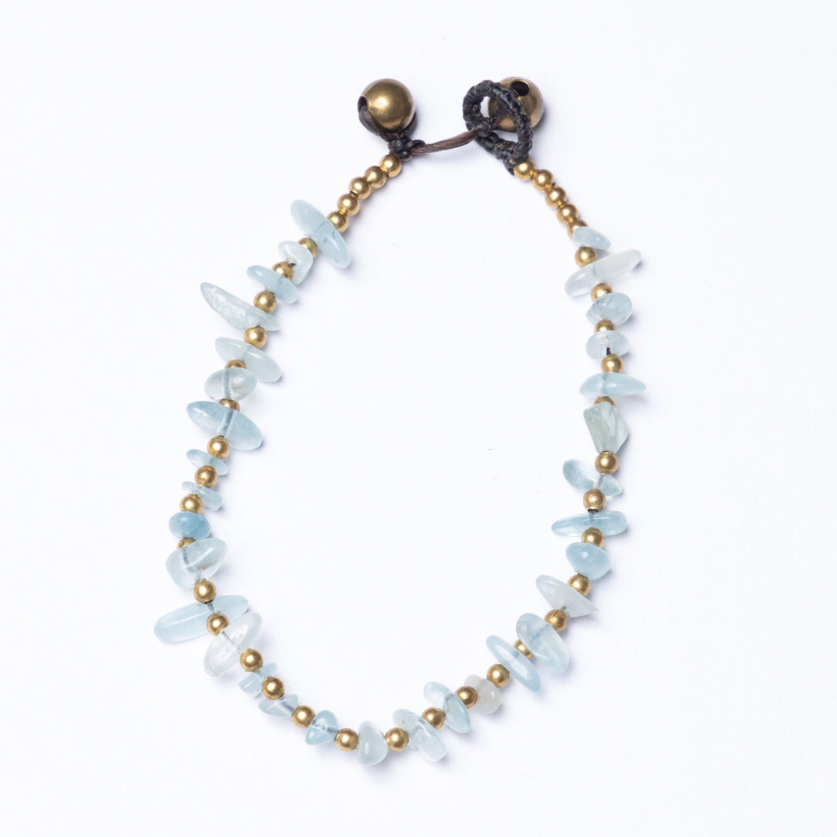 Crystal Bracelet SMALL CHIP - Happiness AQUAMARINE