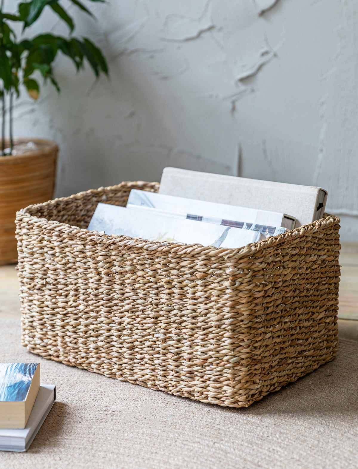 Basket: Rectangular Seagrass - Various - Garden Trading