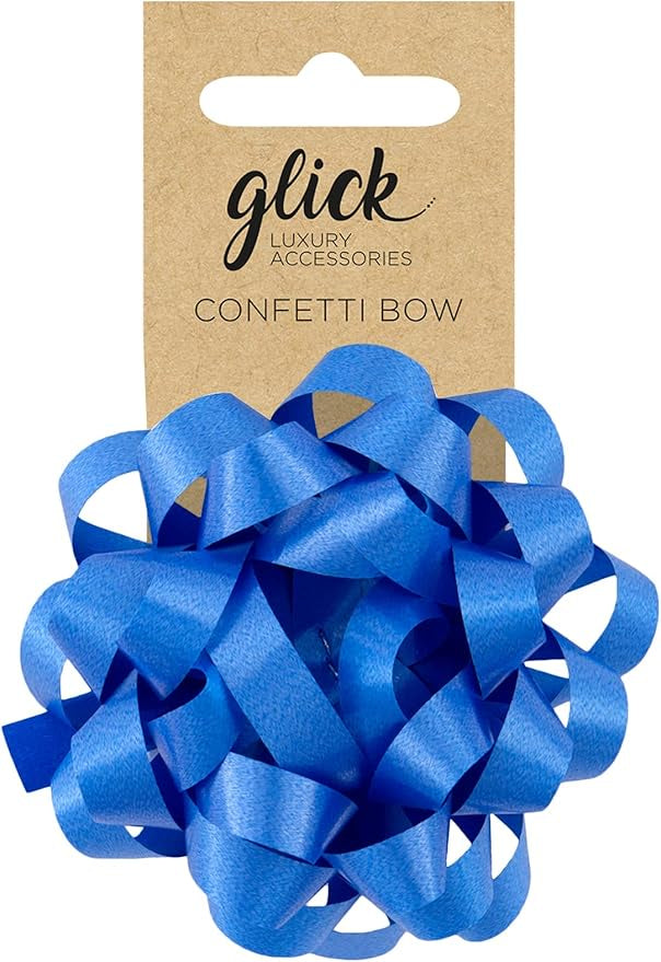 Bow: Stick On Wrap Pastel - Indigo Blue - Glick