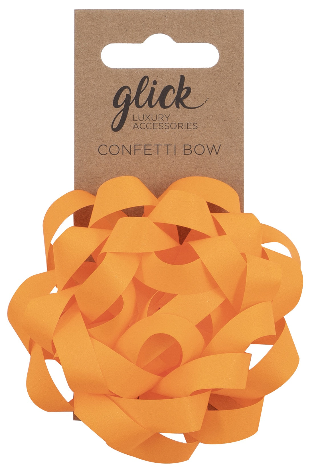 Bow: Stick On Neon - Orange - Glick