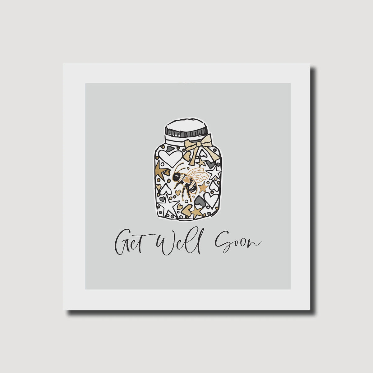 Get Well Card: Get Well Soon Bee - Marina B