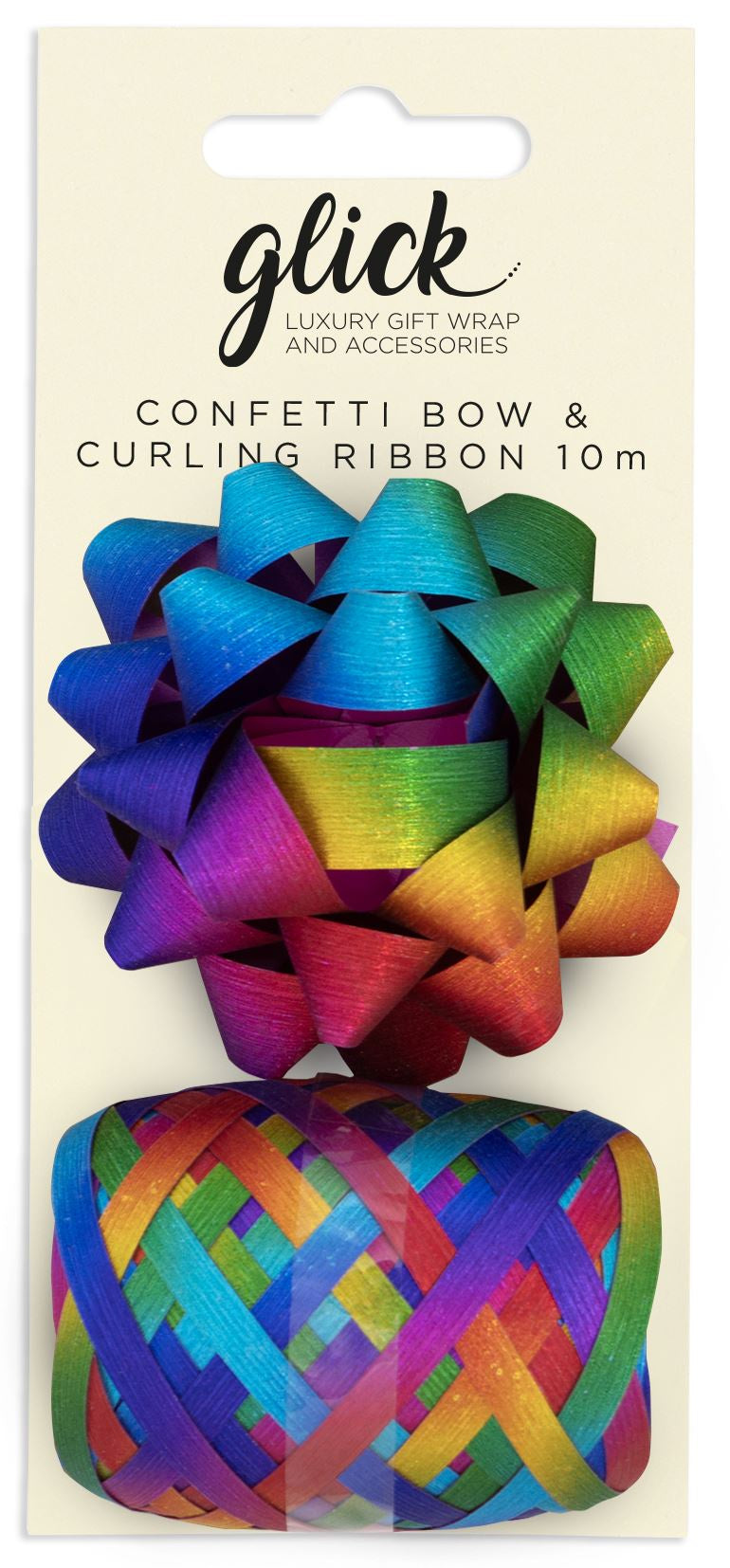 Bow & Ribbon Set: Rainbow Multipack   - Fuschia - Glick