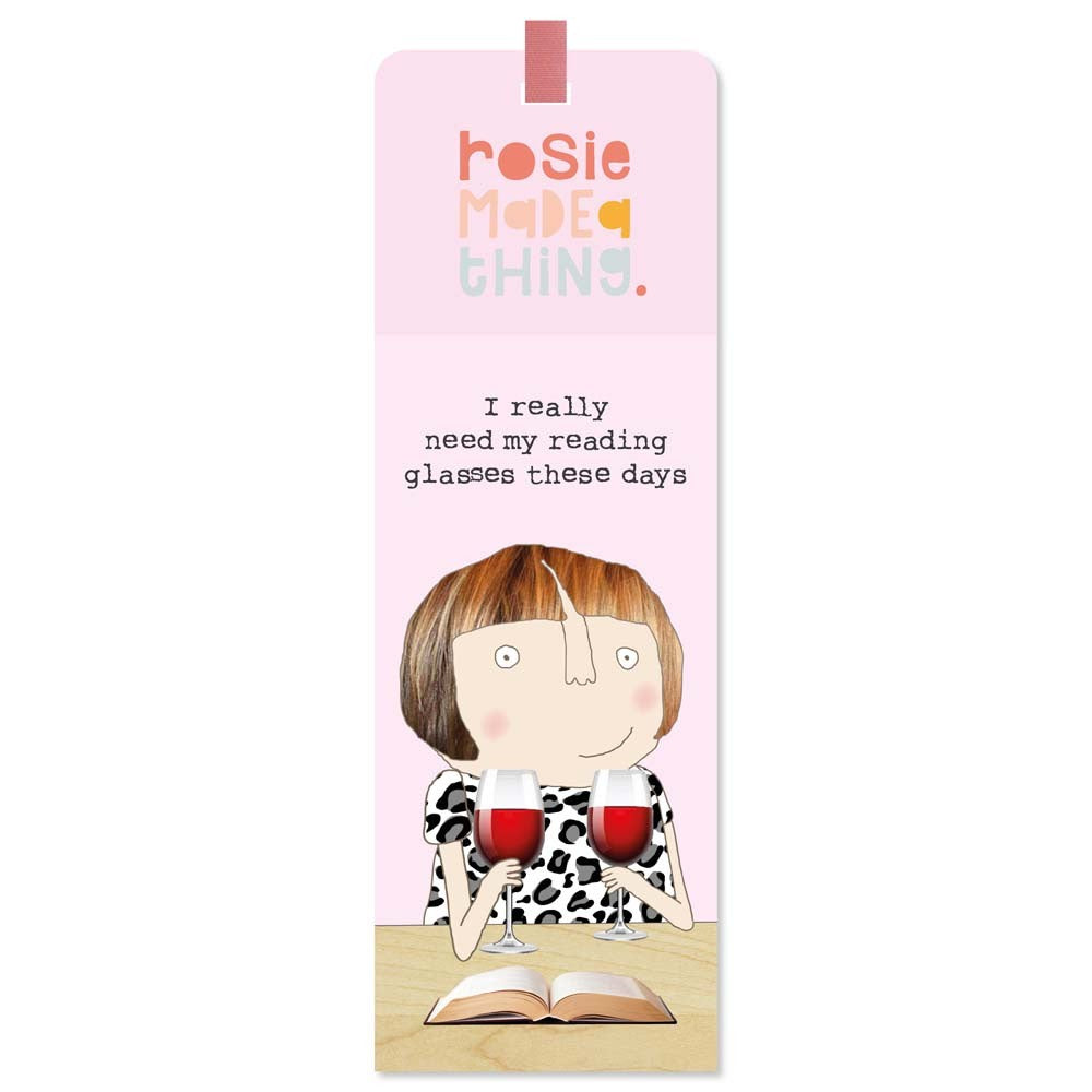 Bookmark: Card Ribbon Reading Glasses - Rosie Made a Thing