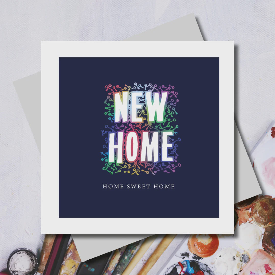 New Home Card: Foil New Home - Marina B