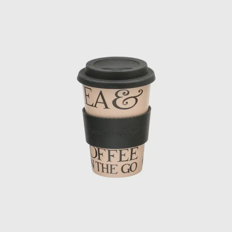Eco Coffee Cup: Rice Husk Black Toast - Emma Bridgewater