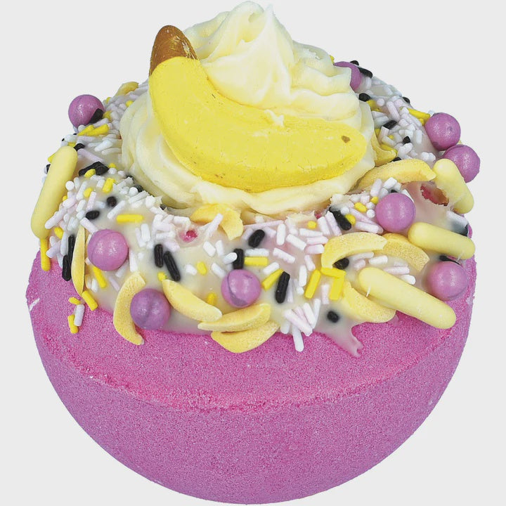 Bath Bomb Blaster: Banana Delight - Pink - Bomb Cosmetics