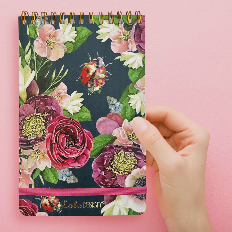 Notepad: Spiral Ladybird - Lola Design