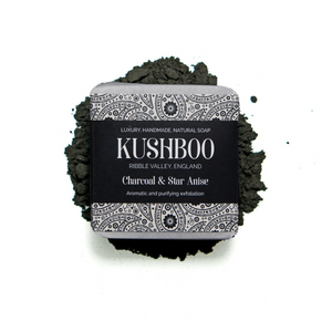 Natural Soap Handmade UK Vegan - Charcoal & Star Anise