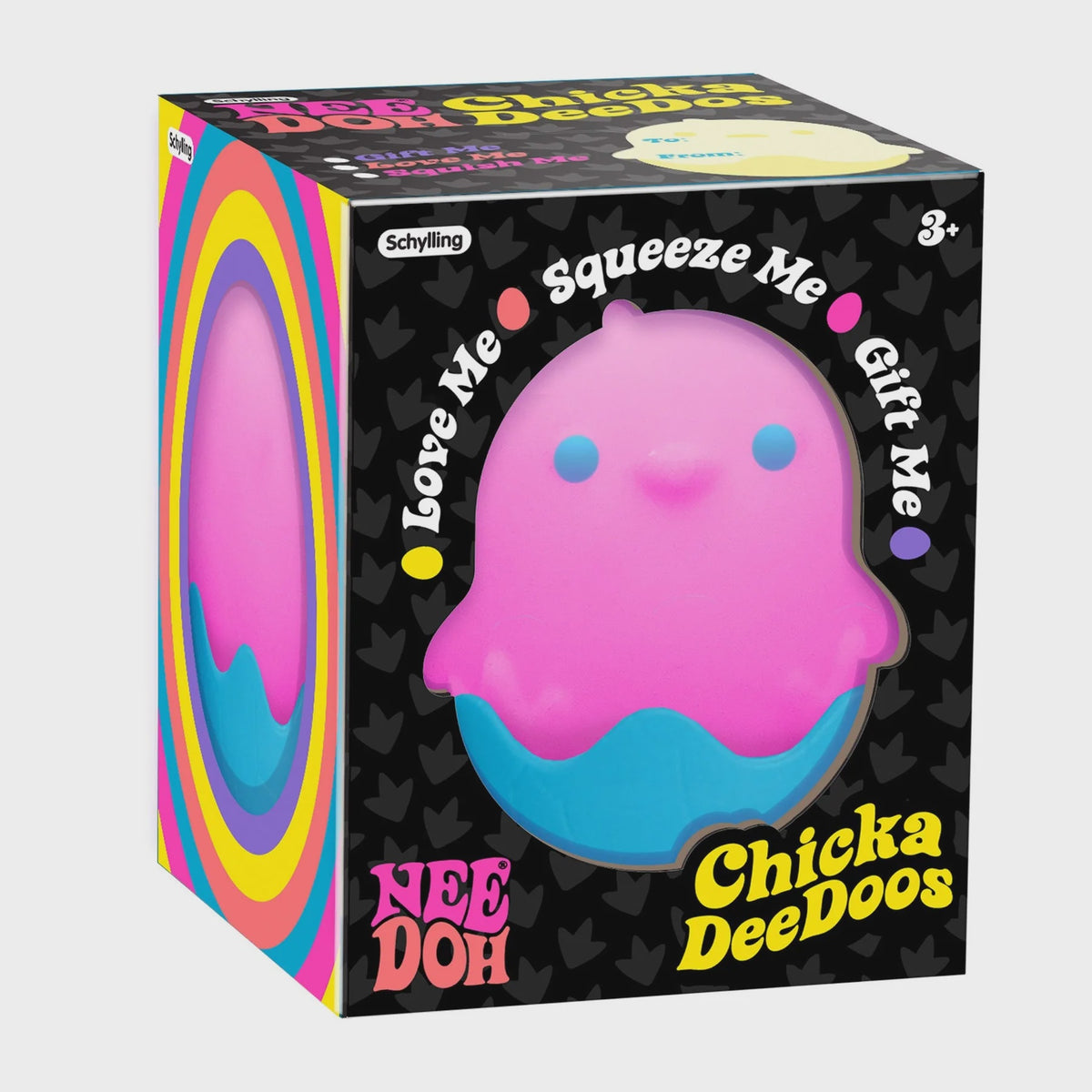 Stress Ball:  Chicka Deedo Fidget Toy Individual - Pink - Needoh019649516568