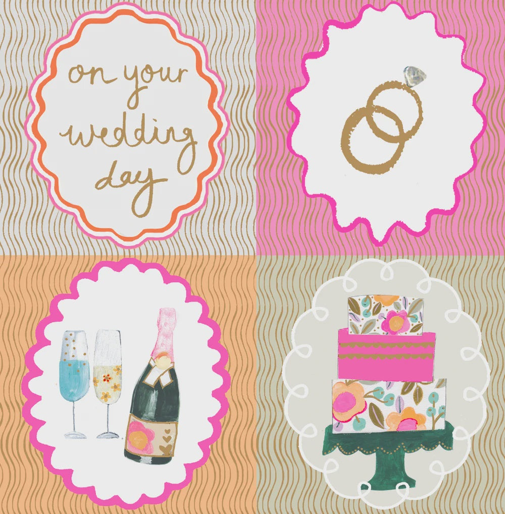 Wedding Card: On Your Wedding Cameos - Paper Salad