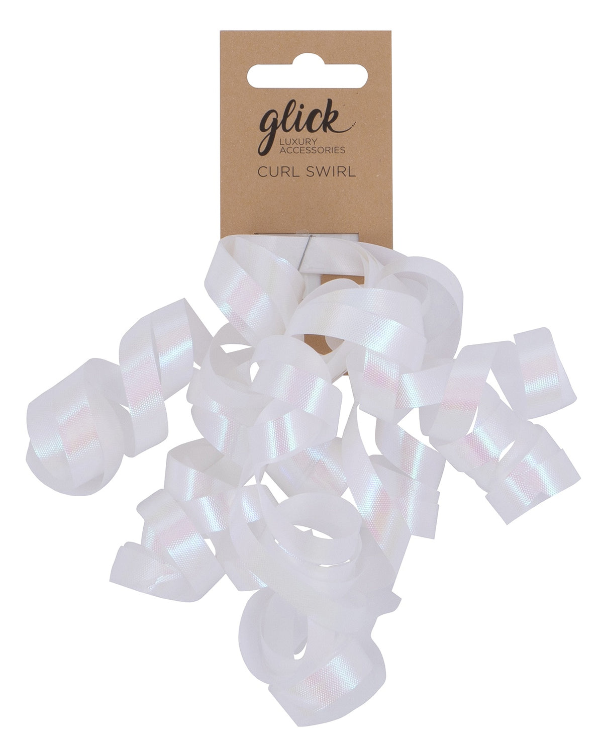 Curl Swirl: Stick On Wrap - White - Glick