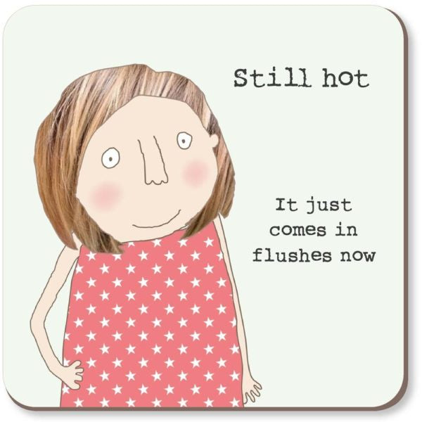 Coaster: FLUSHES Funny - Rosie Made a Thing