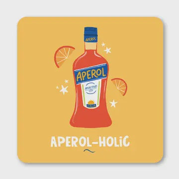 Coaster: Aperol -Holic  -Orange - Lucy Maggie