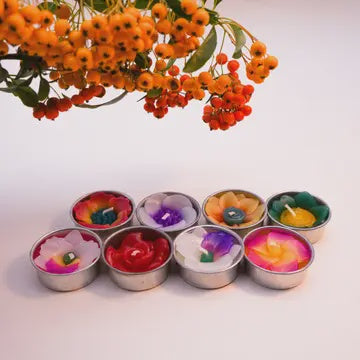 Candle - Tealights- Handmade Tropical Flower Scented - Hana Blossom