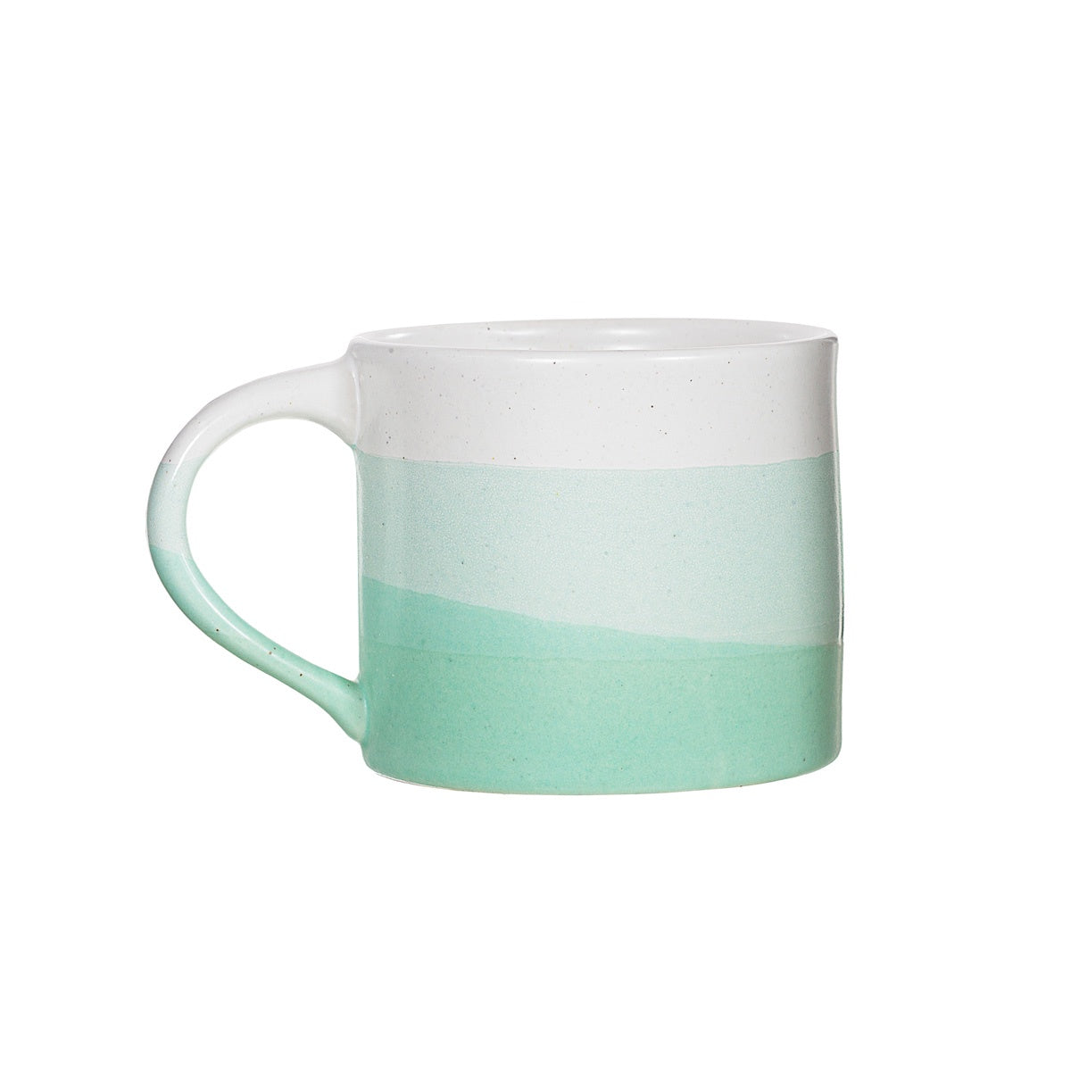 Mug: Stoneware Ombre Marlowe - Mint Green - Sass & Belle