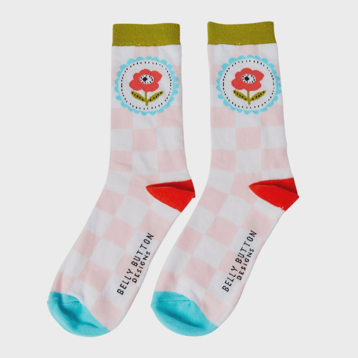 Ladies Socks: Bamboo Cameo - Belly Button Designs