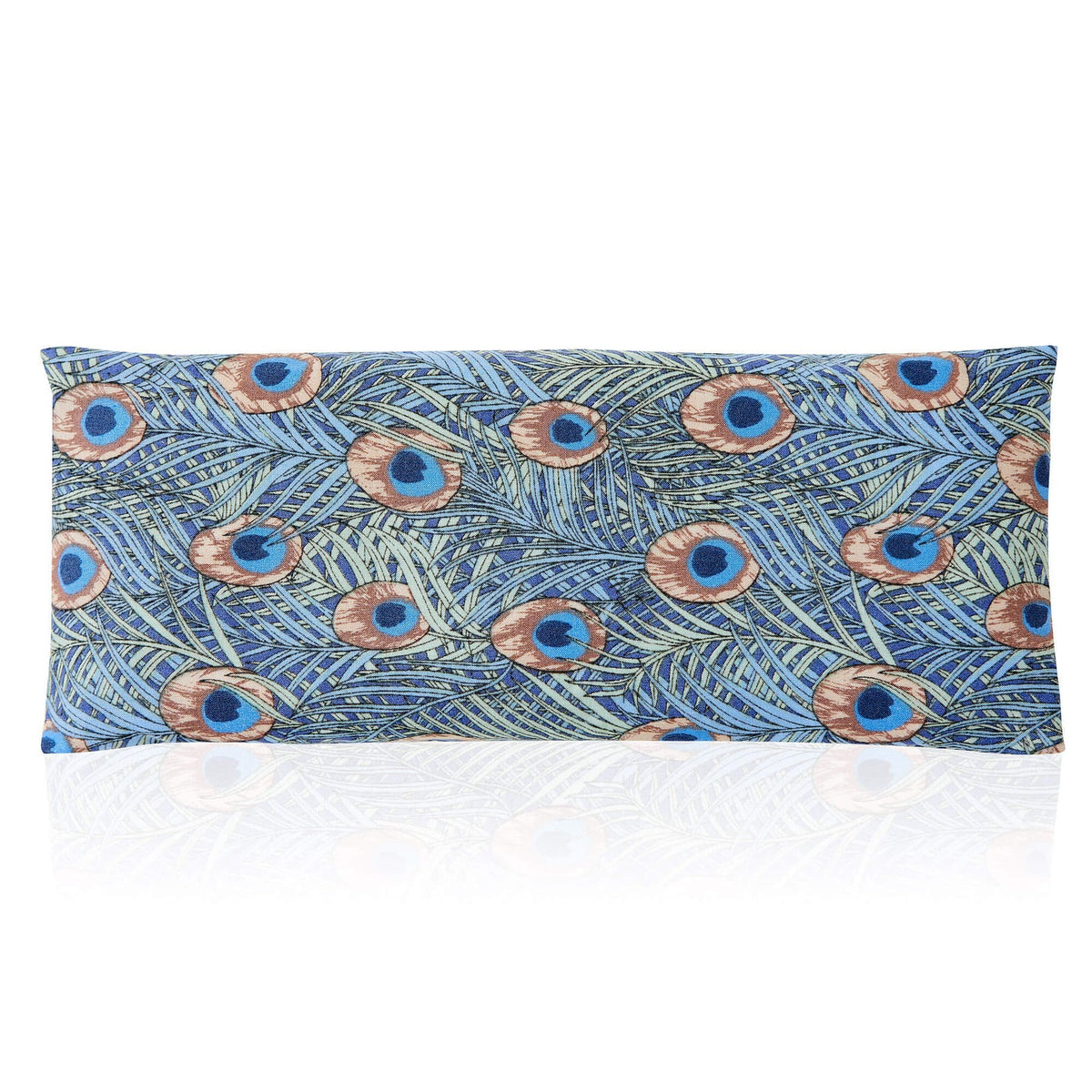 Eye Pillow Peacock Feathers Aromatherapy Meditation Lavender