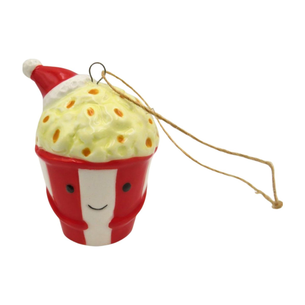 Christmas Tree Decoration: Ceramic Popcorn - Giftware Trading
