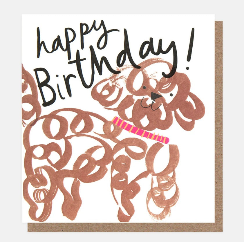 Birthday Card: Doodle Dog - Caroline Gardner