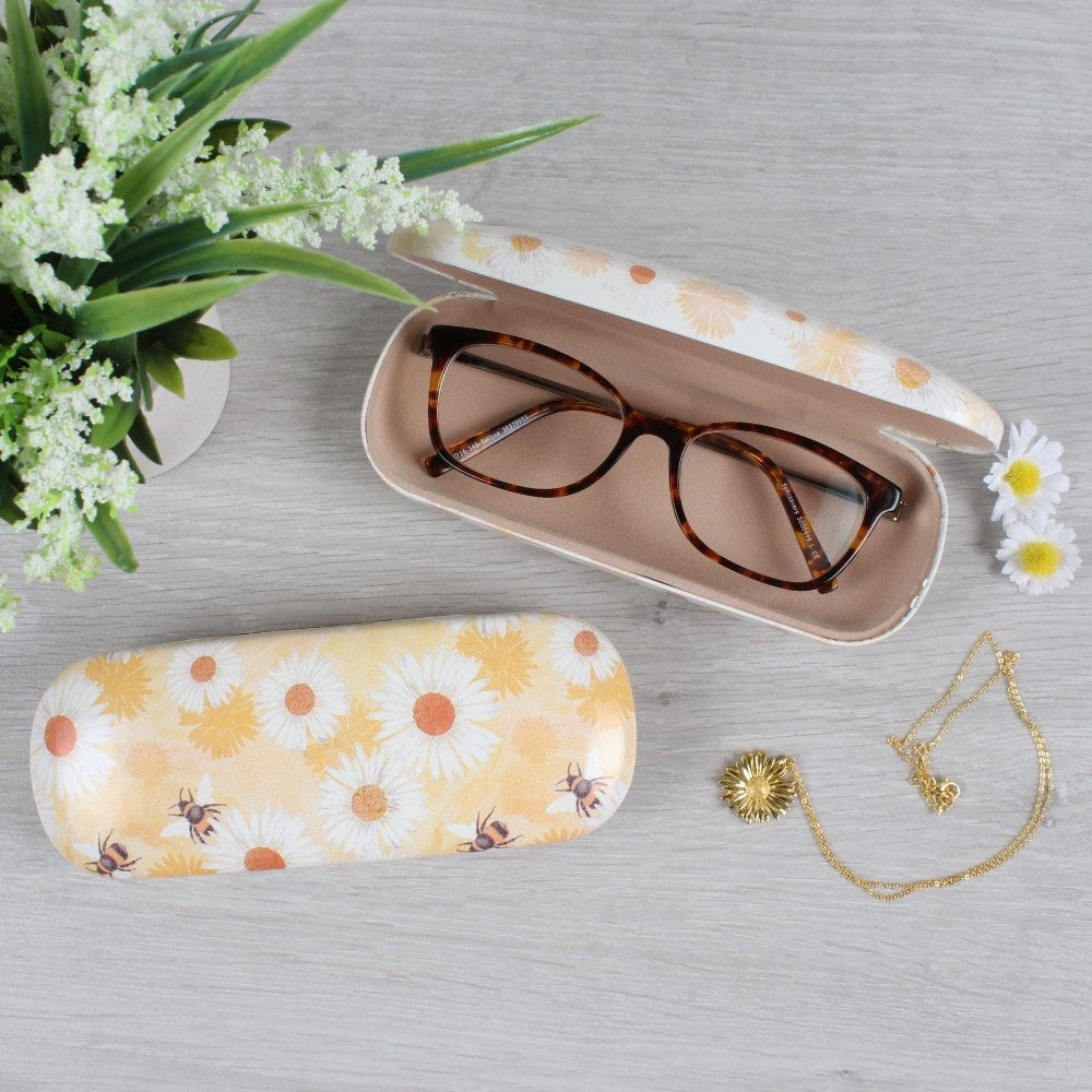 Glasses Case: Hard Daisy - Yellow - Something Different