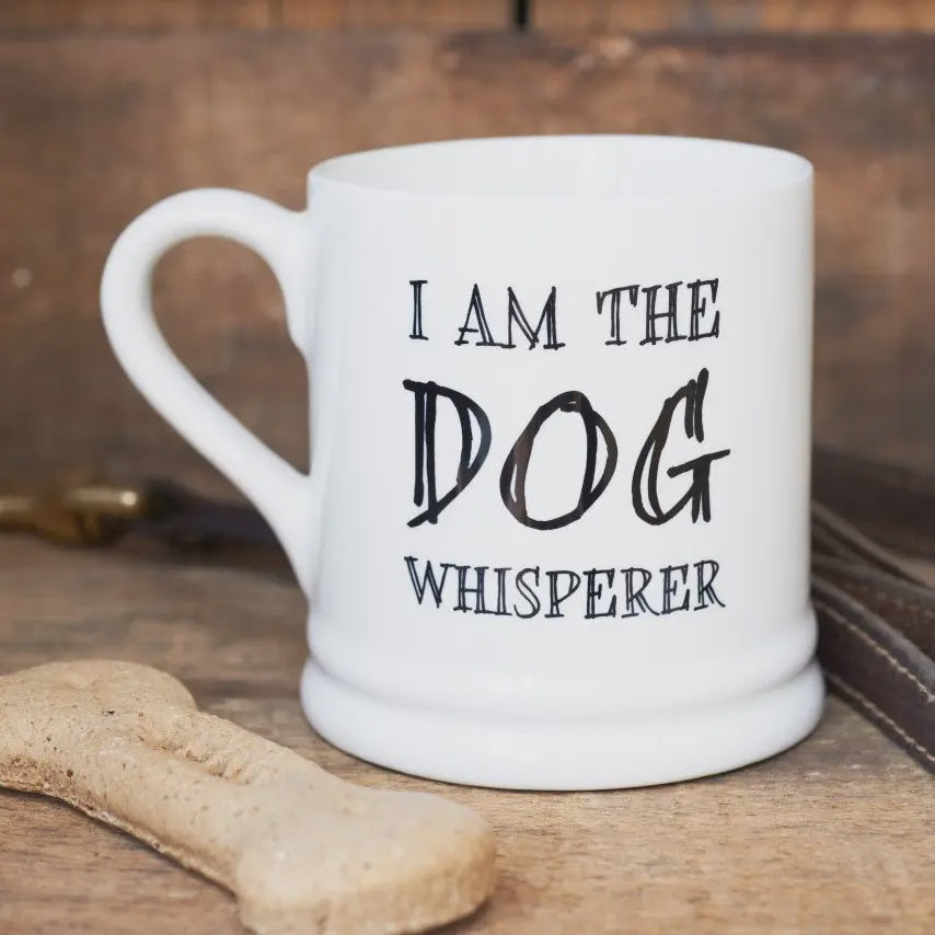 Mug: Ceramic Boxed Tankard I Am The Dog Whisperer - White - Sweet William
