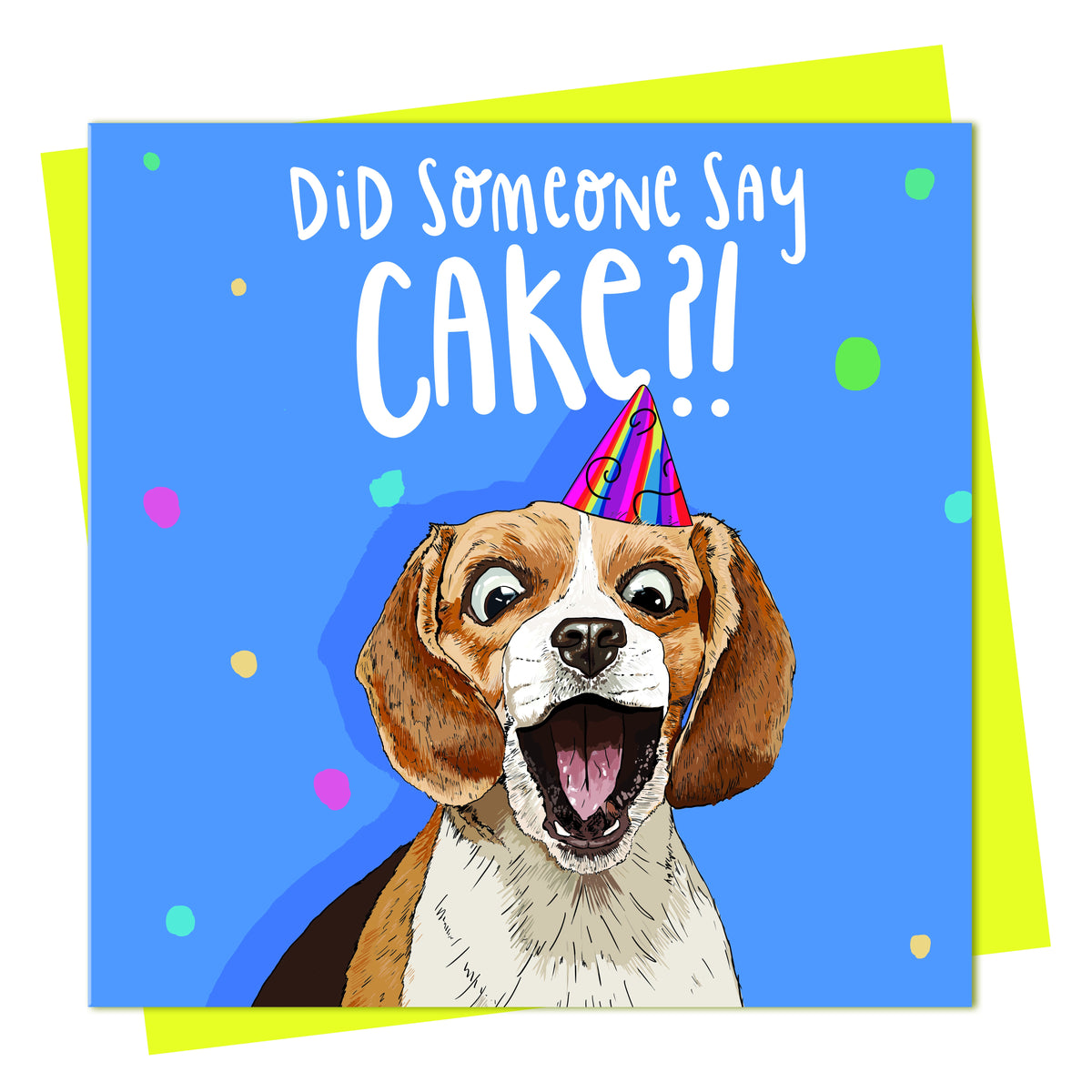 Birthday Card: Did Someone Say Cake - Lovely Paper Stuff