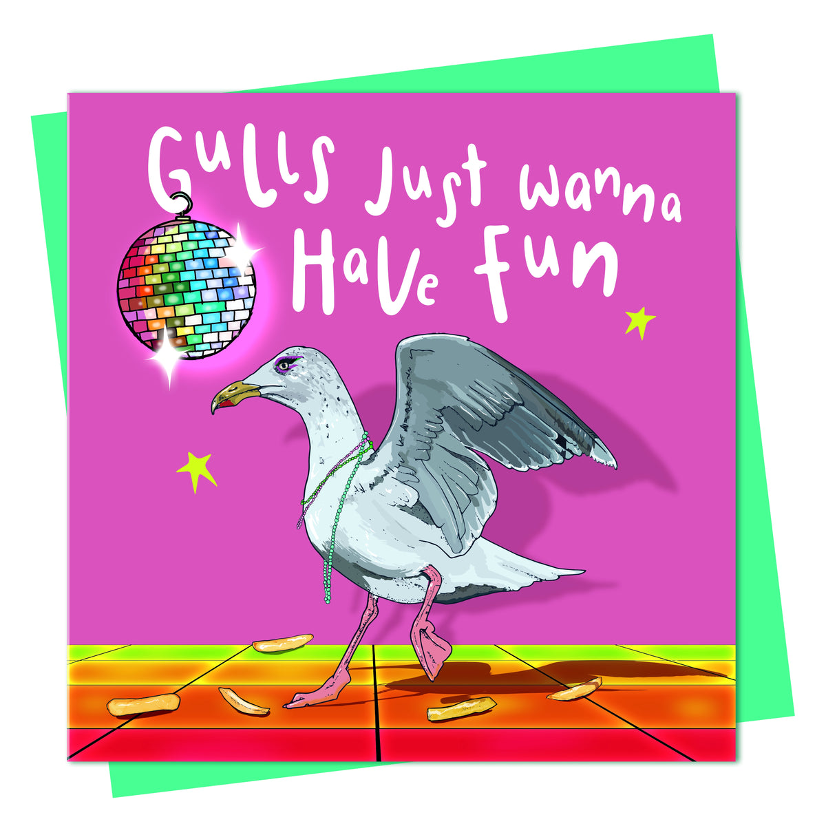 Birthday Card: Gulls Just Wanna Have Fun - Lovely Paper Stuff
