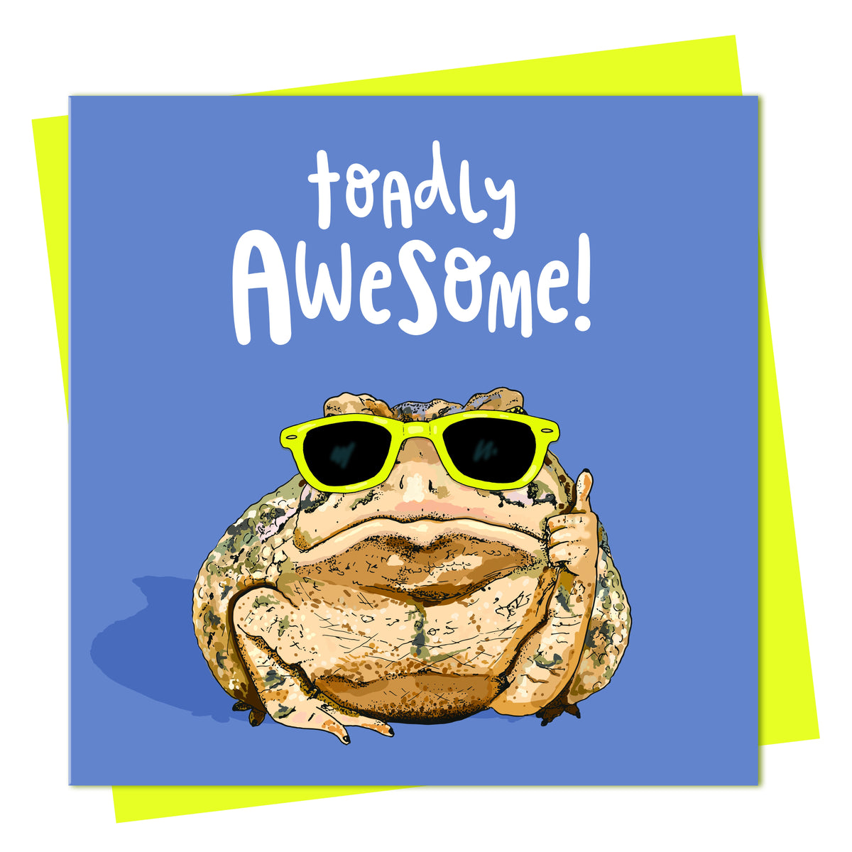Birthday Card: Toadly Awesome - Lovely Paper Stuff