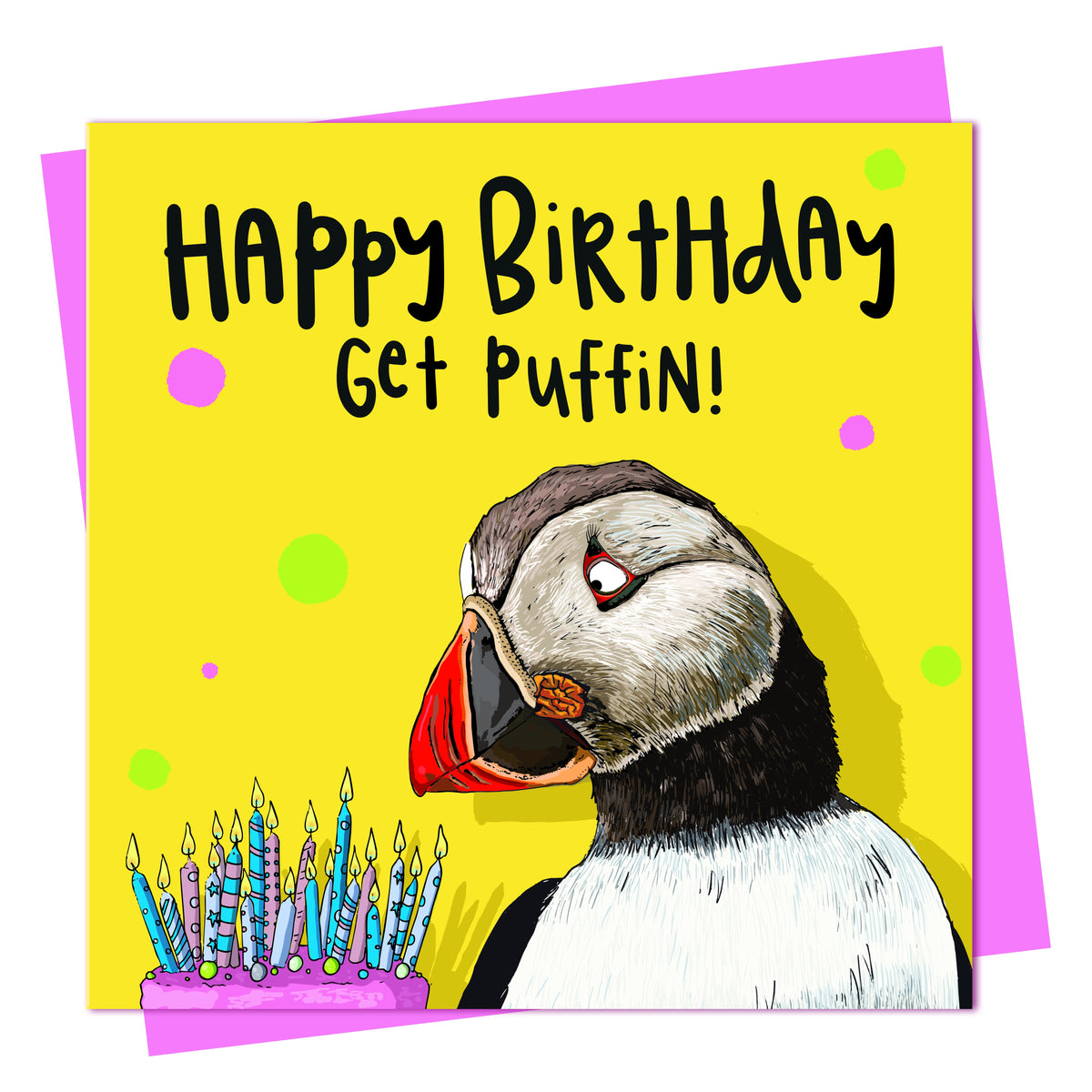 Birthday Card: Happy Birthday Get Puffin! - Lovely Paper Stuff