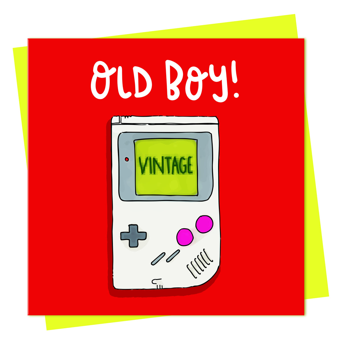 Male Birthday Card: Old Boy Vintage  - Lovely Paper Stuff
