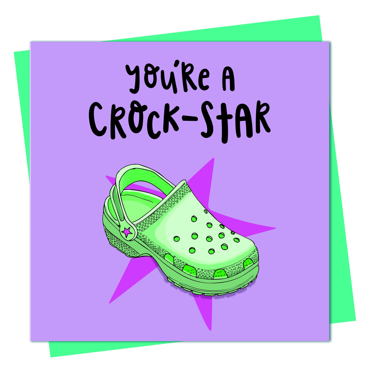 Birthday Card: Crock Star - Lovely Paper Stuff