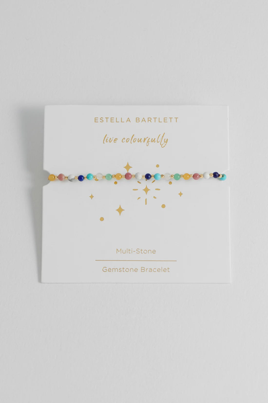 Bracelet: Lariat AMELIA Mixed Gemstone Live Colourfully - Colourful Estella Bartlett