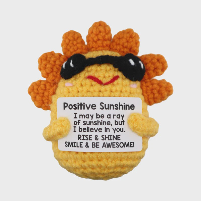 Positivity Crochet Gift: Small - Positive Sunshine - The Happy Fruit and Veg Farm