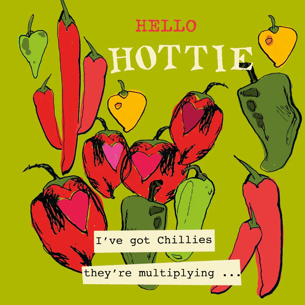 Card: CHILLIS MULTIPLYING  - Poet & Painter