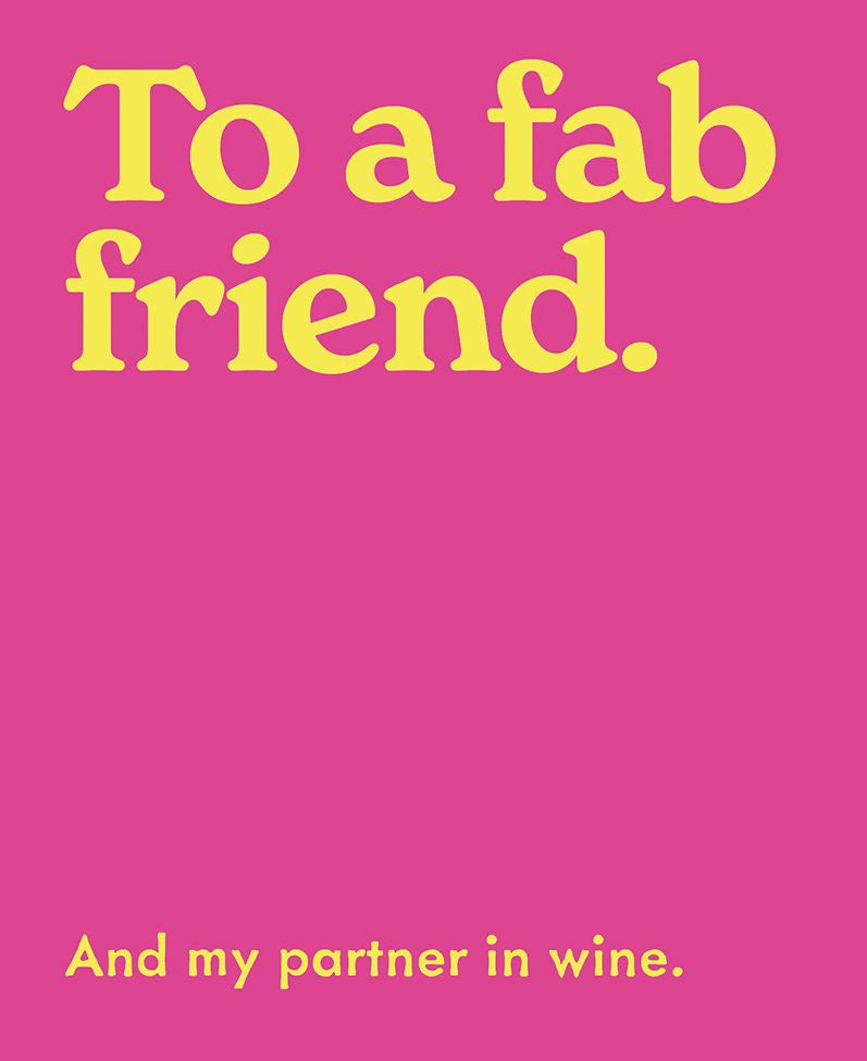 Friend Card: Fab Friend - Mint