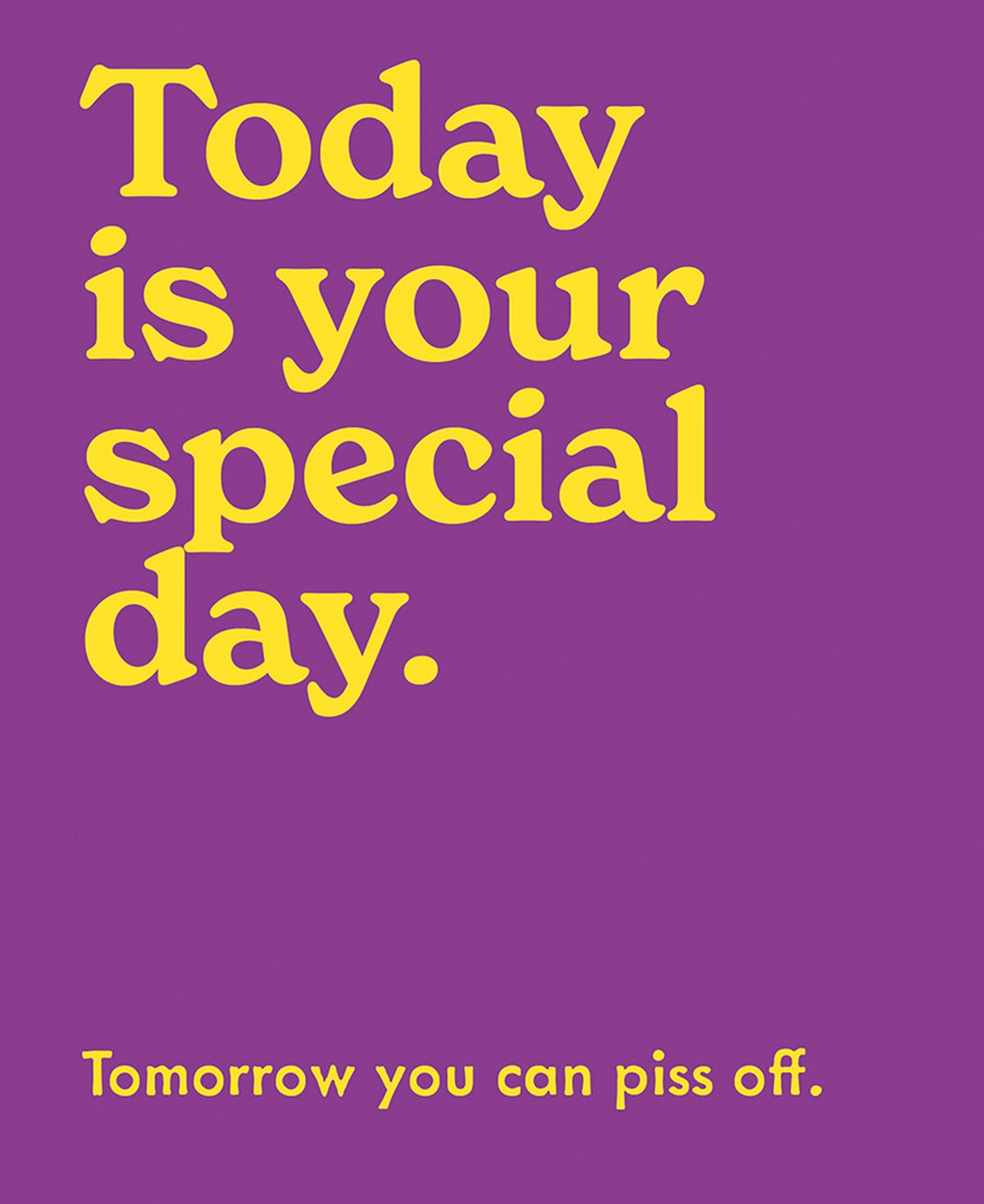 Birthday Card: Your Special Day - Mint