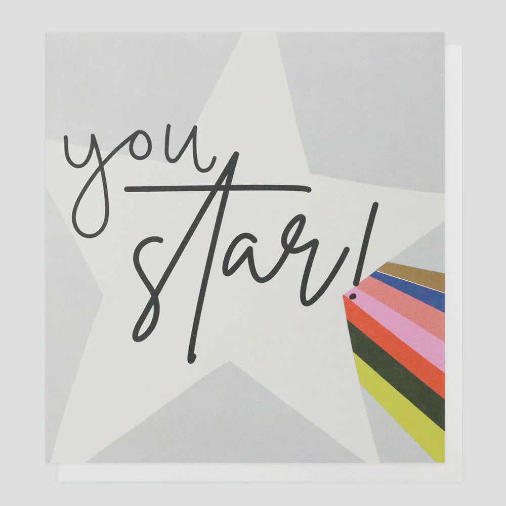 Well Done  Card: Gold Foil  You Star!  - Caroline Gardner