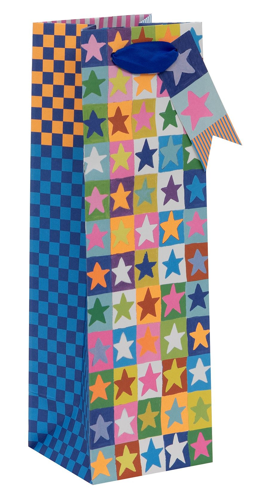 Gift Bag: Bottle Starry Stack - Multi - Paper Salad